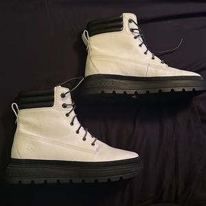 Women’s White Timberland Boots